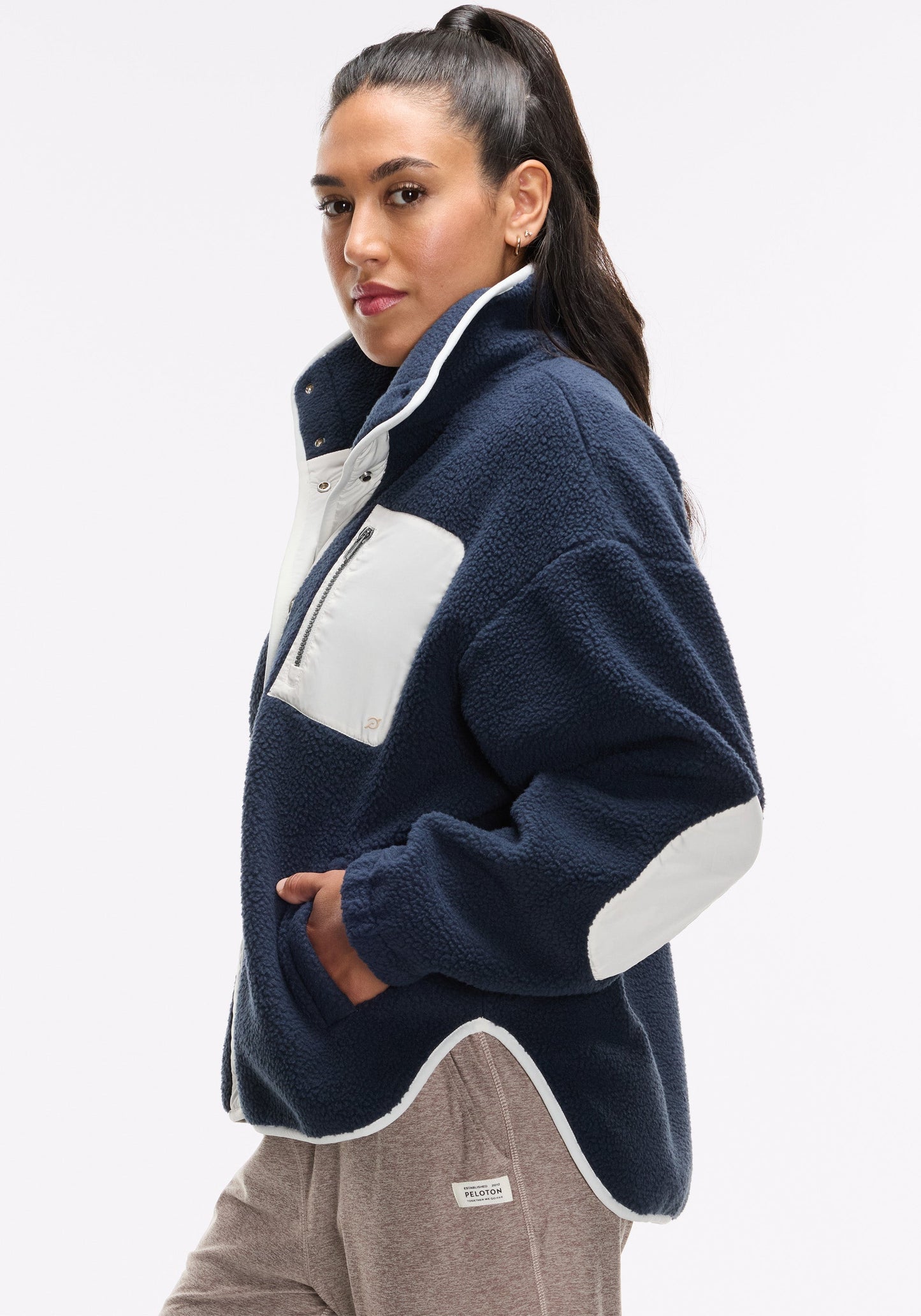 Cozy Fleece Snap Front Jacket