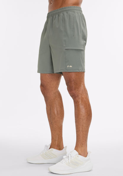 Warp Knit Cargo Short