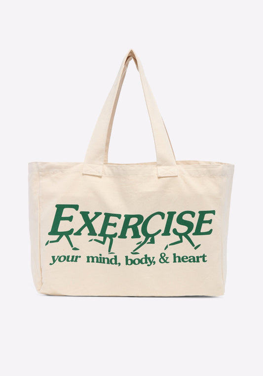 Exercise Your Mind, Body & Heart Tote Bag