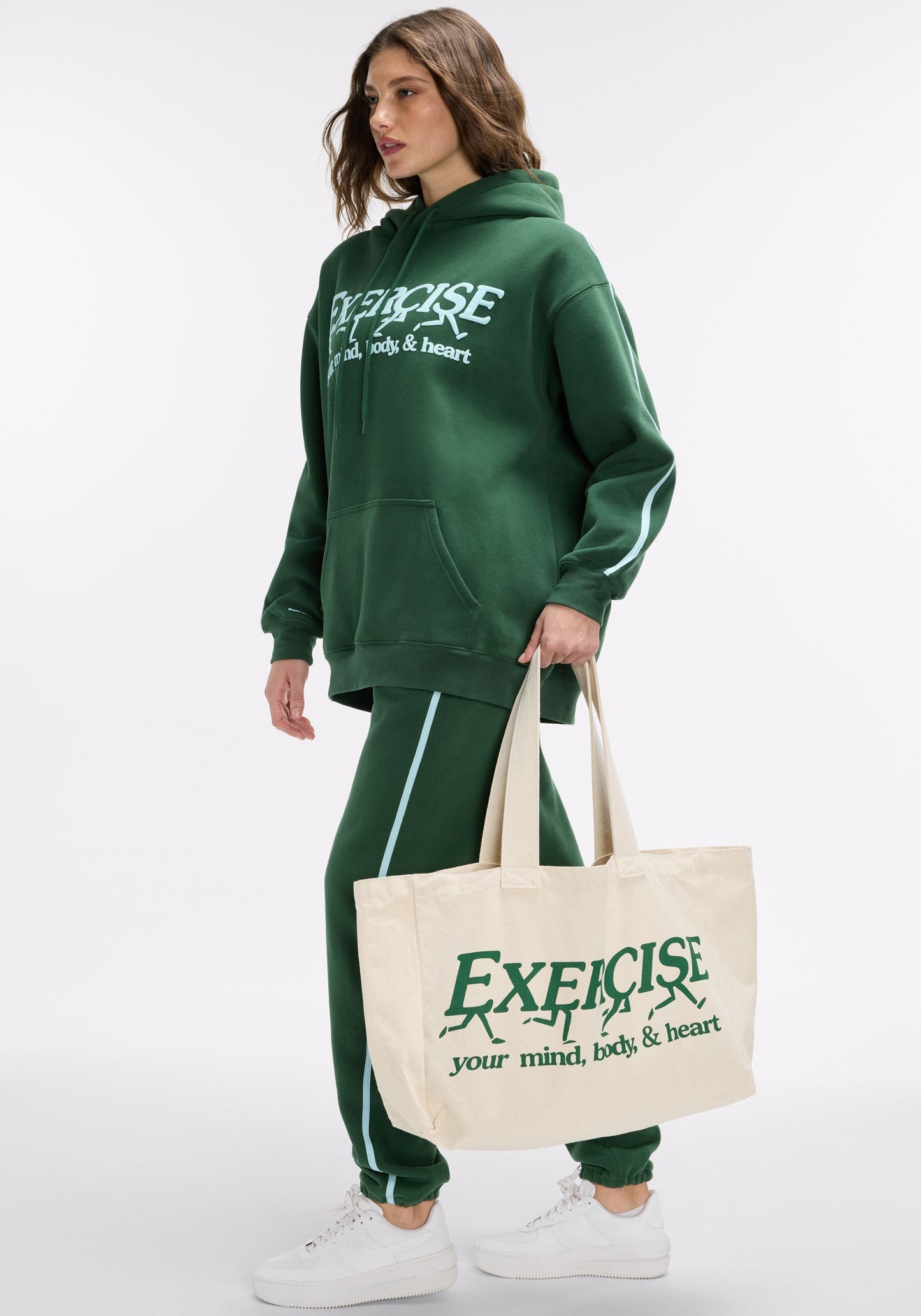 Exercise Your Mind, Body & Heart Tote Bag