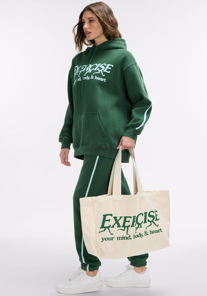 Exercise Your Mind, Body & Heart Tote Bag