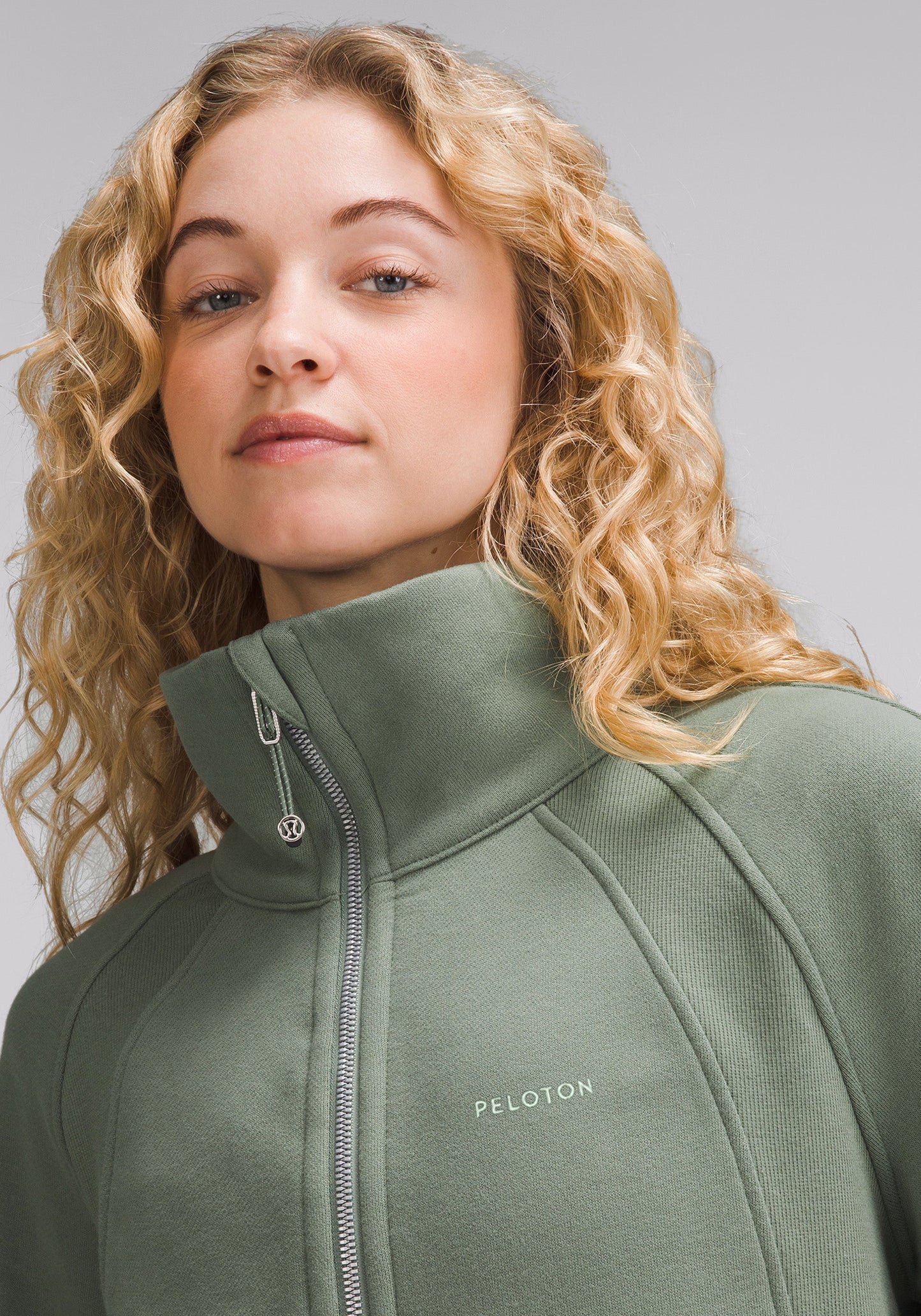 Scuba Oversized Funnel-Neck Half Zip | Long