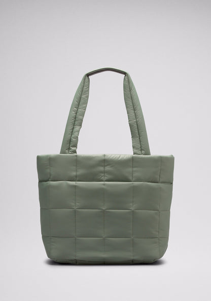 Quilted Grid Tote Bag 26L