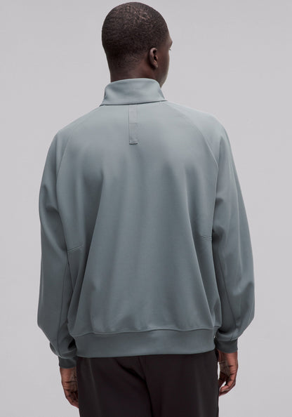 Relaxed-Fit Smooth Twill Track Jacket