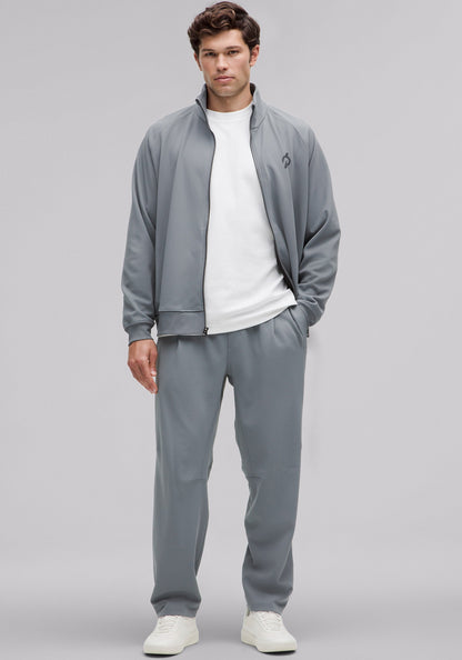 Relaxed-Fit Smooth Twill Track Pant