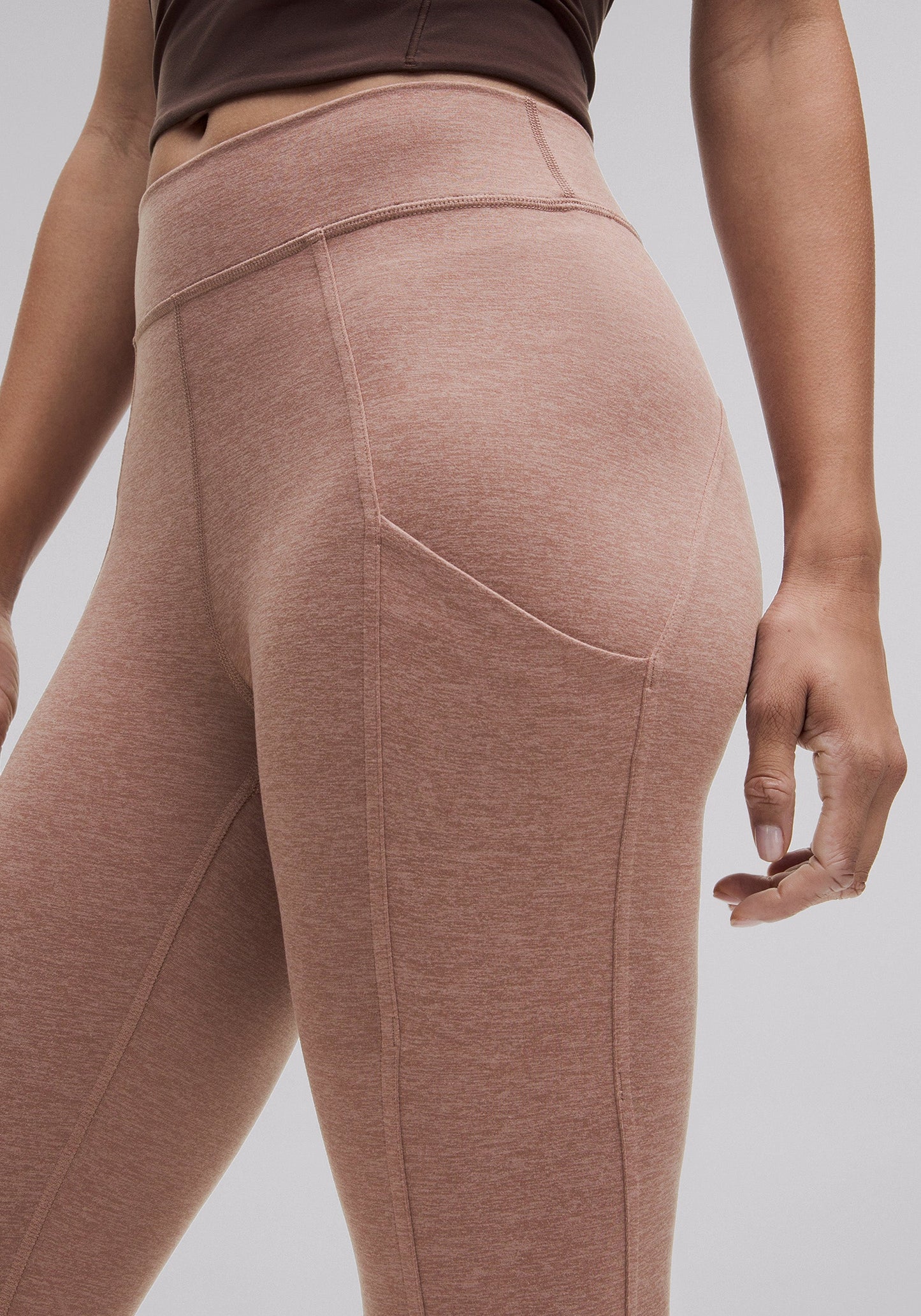 Soft Sueded High-Rise Tight 25"