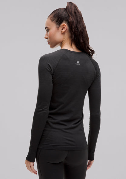 Swiftly Tech Long-Sleeve Shirt 2.0 Glow Stripe * Hip Length