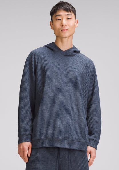 Textured Double-Knit Cotton Hoodie