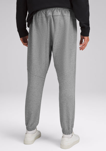 Textured Double-Knit Cotton Jogger