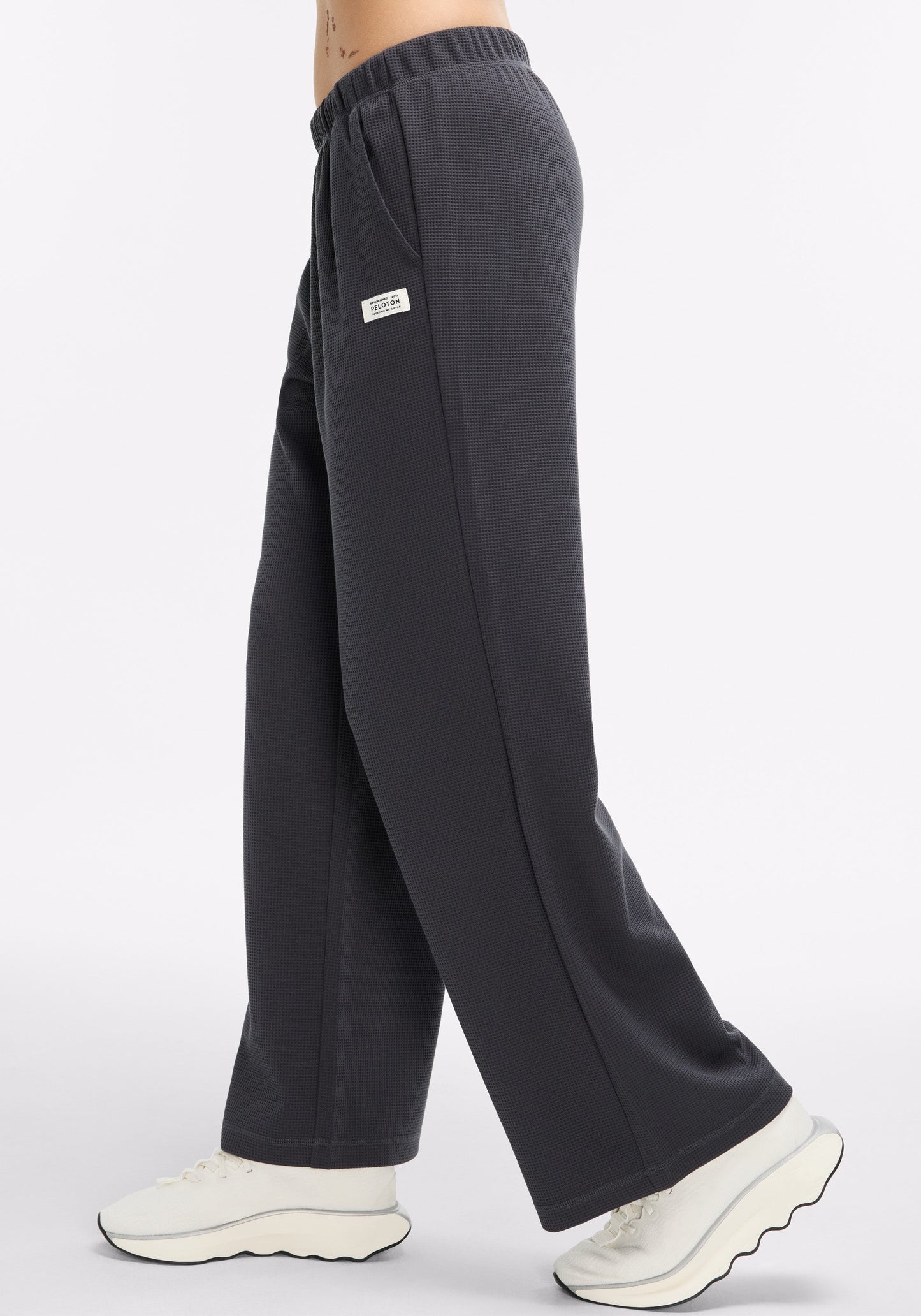 Waffle Wide Leg Sweatpant